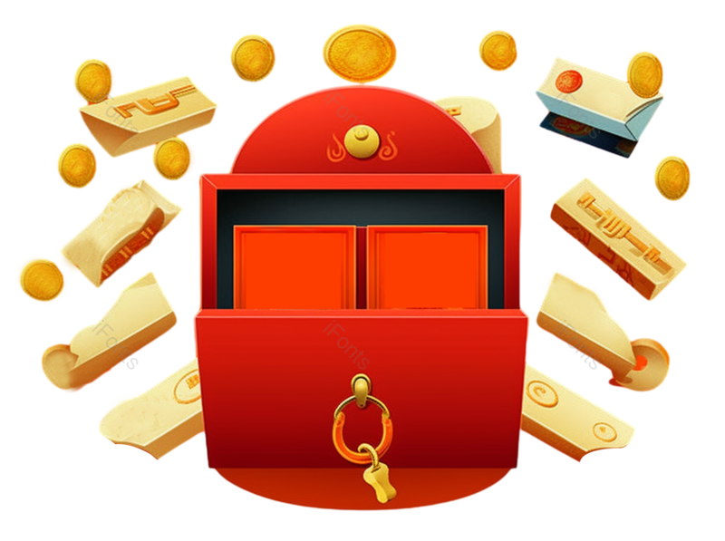 金条图片,金币元素,过年PNG,红包免抠素材